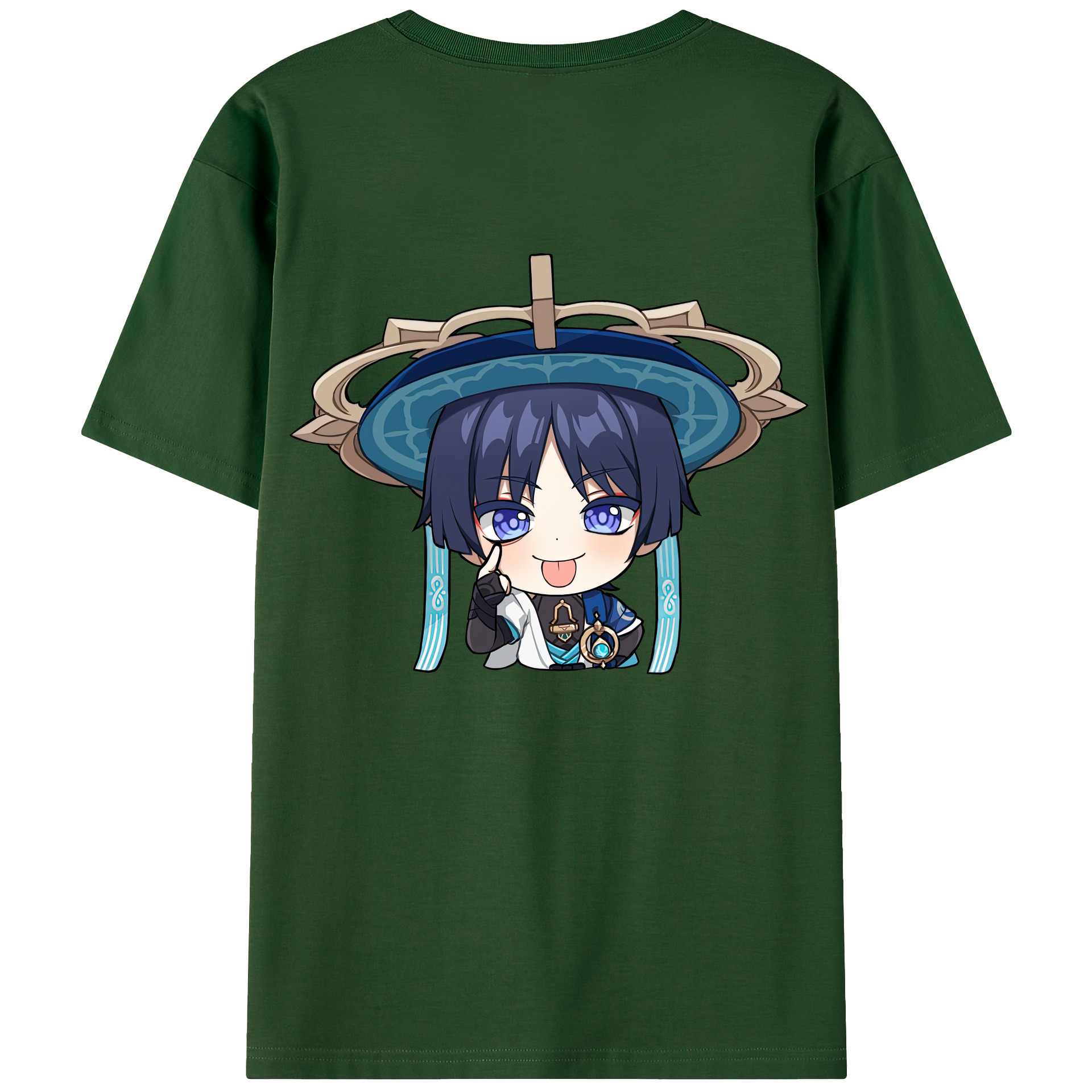 げんし神 さんペい genshin Sanpei 綿100％半袖Tシャツ（背面プリント）